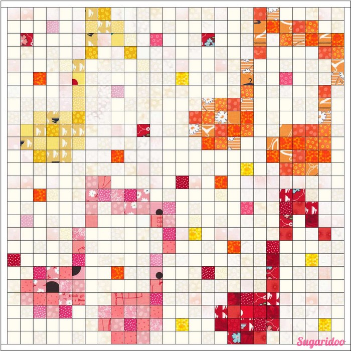 _music pixel quilt